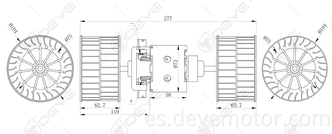 0018300208 81619300042 8157216 24v dc motor de ventilador para MAN L 2000 M 2000L VOLVO FL 6 BENZ